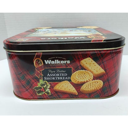 Kirkland Walkers Premium Shortbread Cookies Collectible Large Empty Tin Can