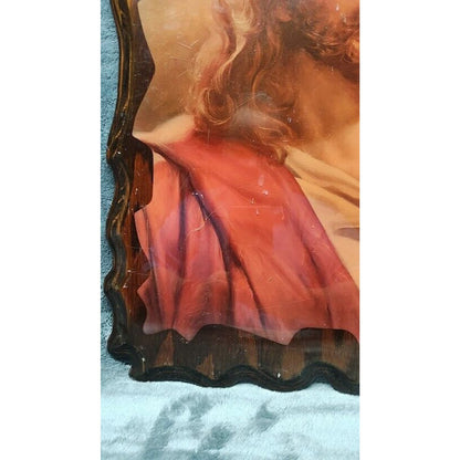 1959 Messenger Corporation “Jesus Christ” Portrait On Wood