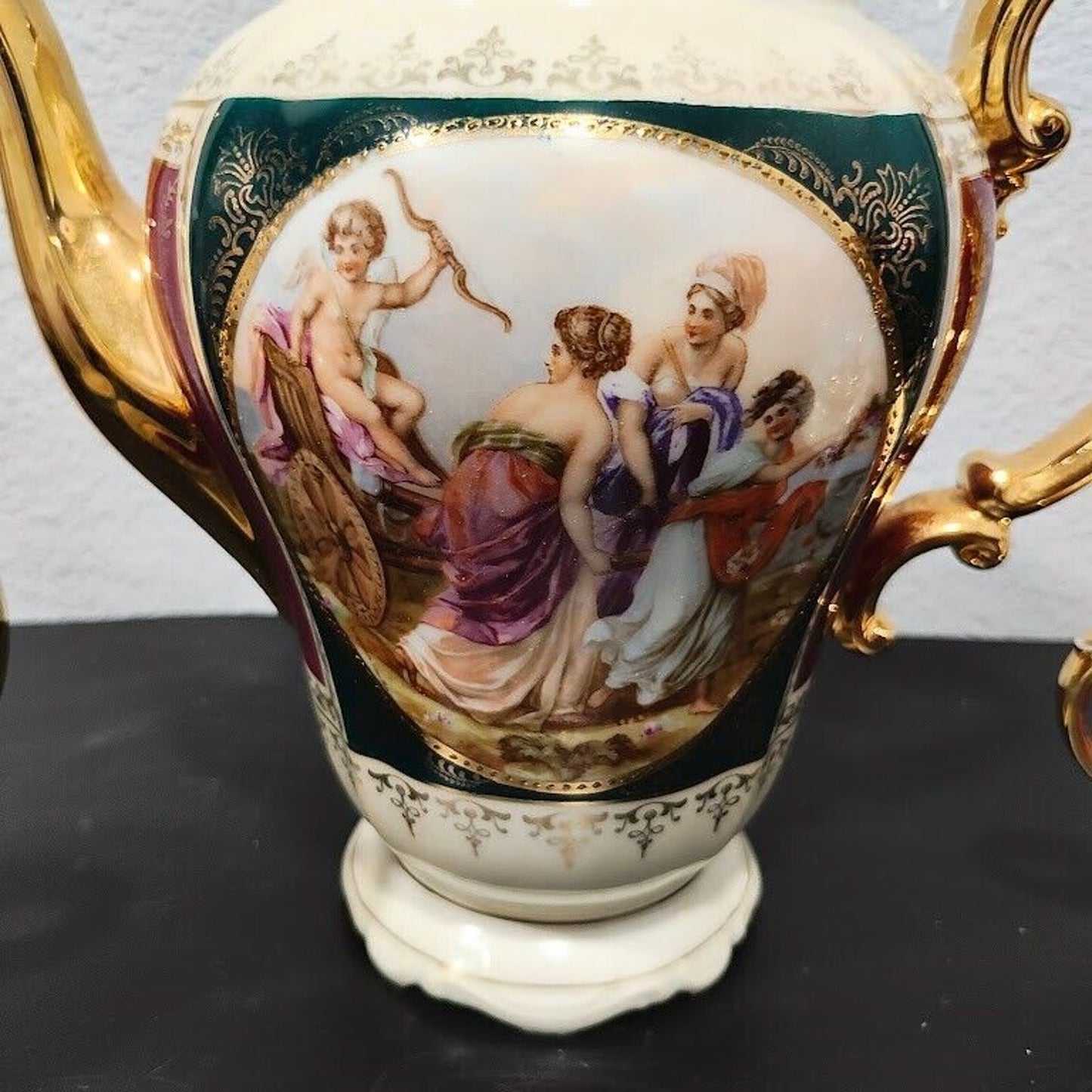 Complete Tea Set Antique Royal Vienna Plate 1883-1914 Allegorical Scene