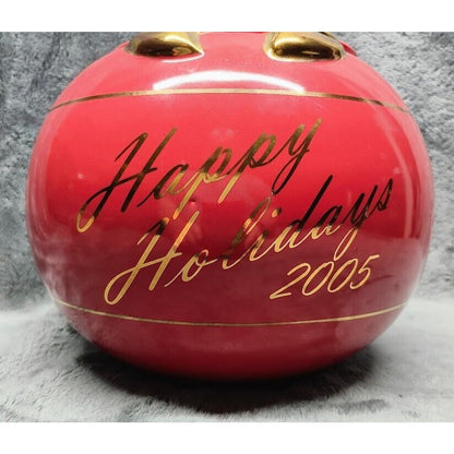 MCCOY POTTERY Ltd. Happy HOLIDAYS Limited Edition Christmas Bulb Cookie Jar