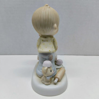 Vintage Precious Moments Forgiving is Forgetting E-9252 Ceramic Figurine Enesco