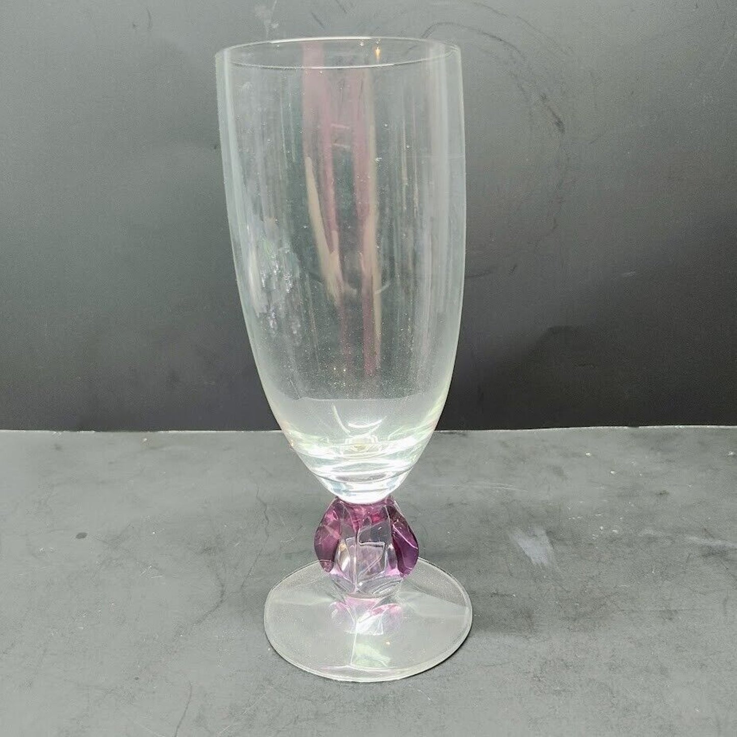 Agarthi Cristallo Italian Crystal Wine Glasses Set of 6