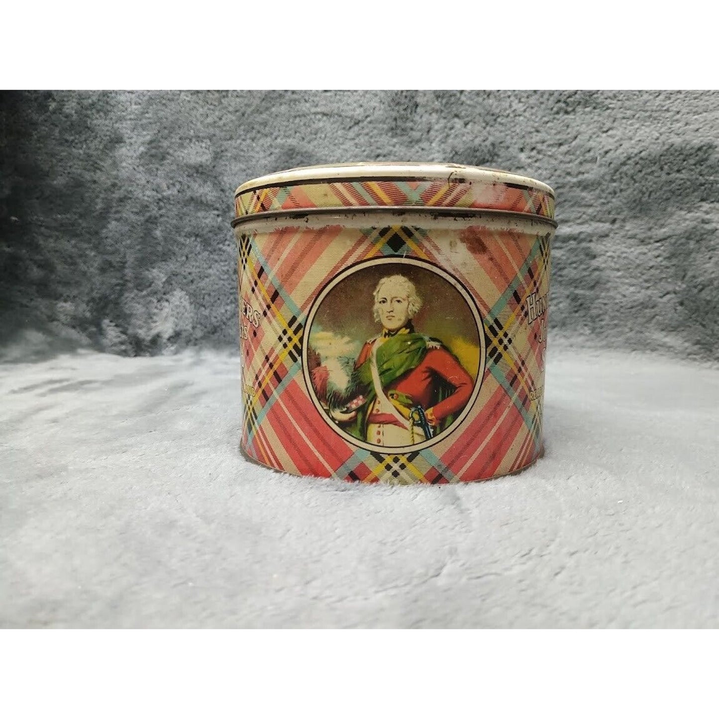 Vintage Huntley & Palmers John O'Groats Shortbread Tin Box 1950s England