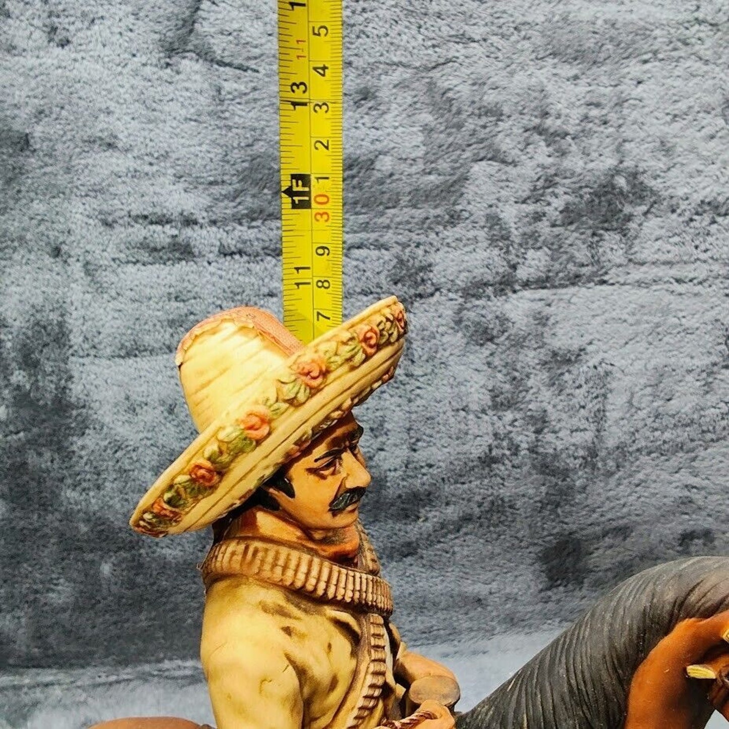 Vintage Pancho Villa Tequila Decanter 1975 First Edition HAS STICKER