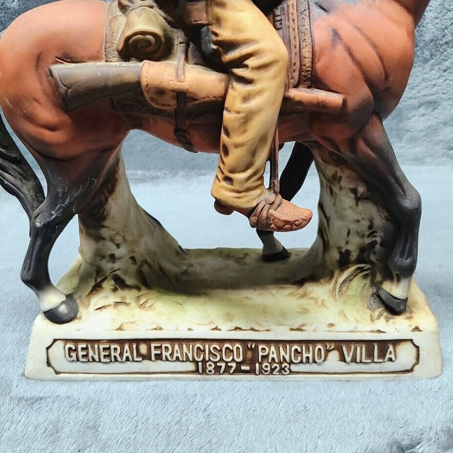 Vintage Pancho Villa Tequila Decanter 1975 First Edition HAS STICKER