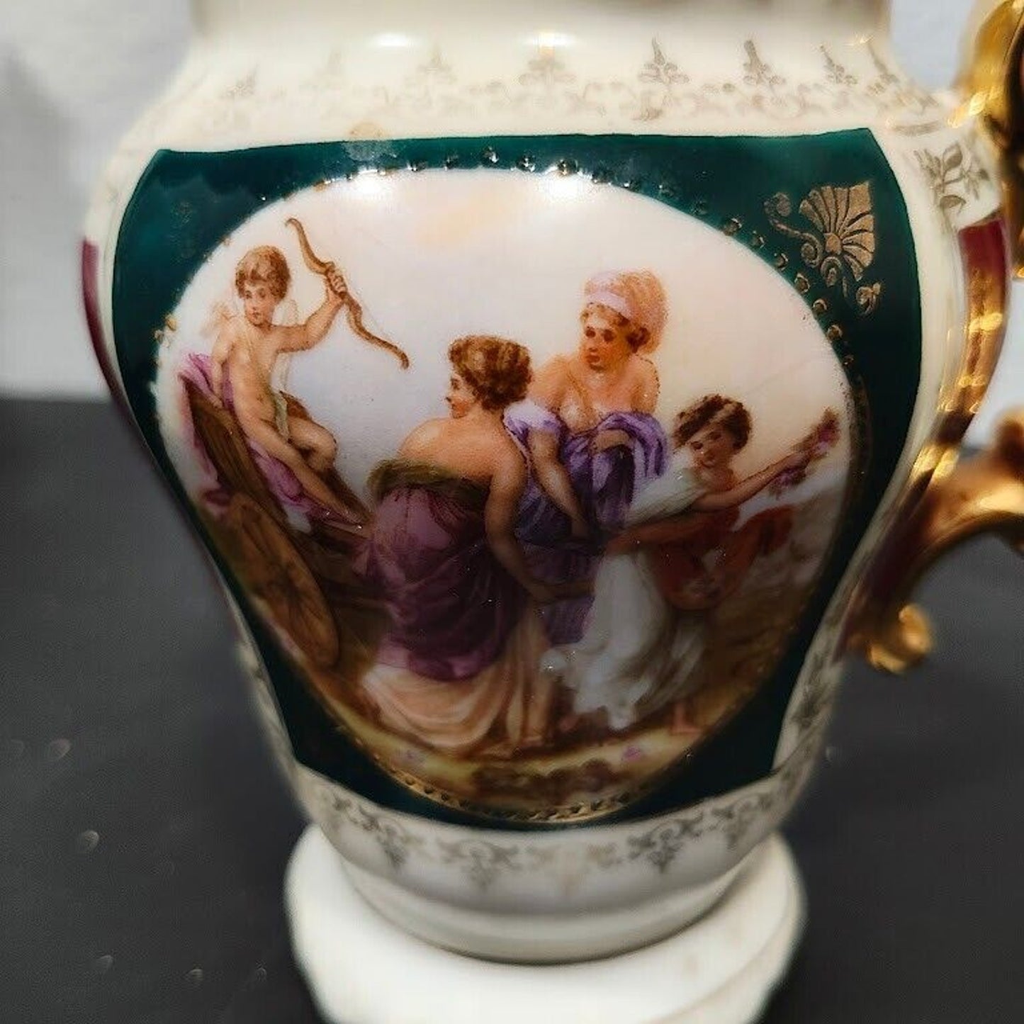 Complete Tea Set Antique Royal Vienna Plate 1883-1914 Allegorical Scene