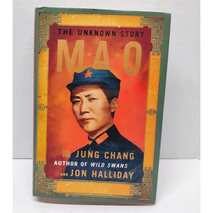 MMAO The Unknown Story JUNG CHANG John Halliday 2003 HCDJ Book $35 True First/1st