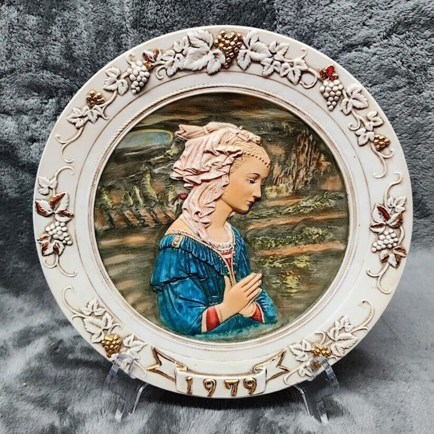 RARE SAMPLE! Ceramica Excelsis The Masterpiece Collection "Adoration" Vntg 1979