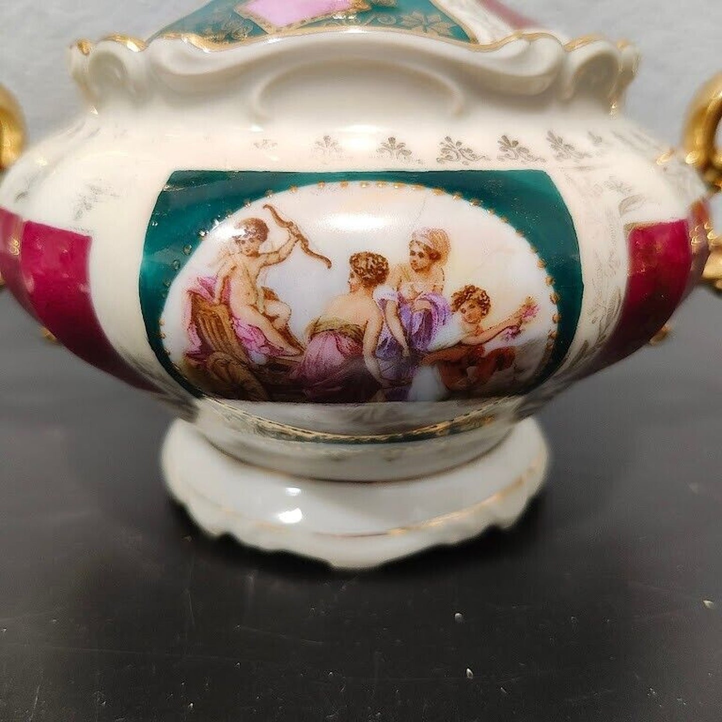 Complete Tea Set Antique Royal Vienna Plate 1883-1914 Allegorical Scene