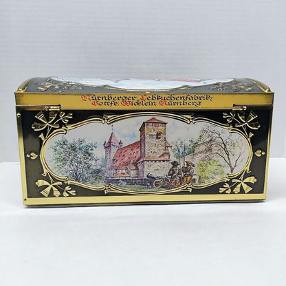 Decorative Collectible German Tin Box - Gottfried Wicklein Nuremberg Gingerbread