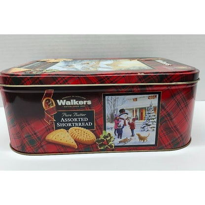 Kirkland Walkers Premium Shortbread Cookies Collectible Large Empty Tin Can