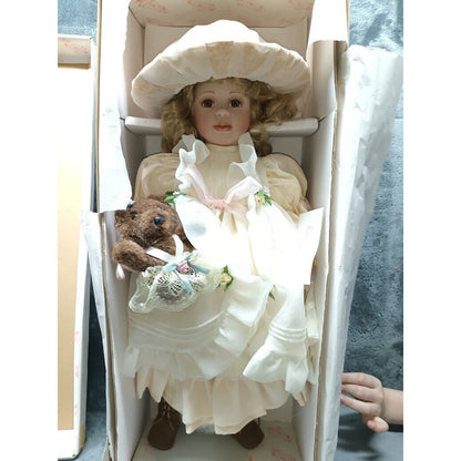 KUNSTLERPUPPEN EMANUELLE Porcelain 23" Kunstler Puppen German Doll 20/1000