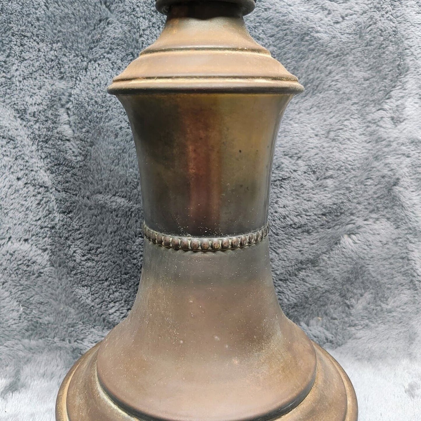 Vintage Federal Art Brass & Wood American Eagle Bird 28" Table Lamp - Tested