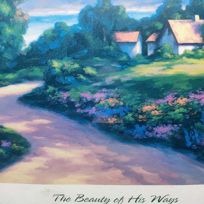 Todd Williams SIGNED, NO #9109, FRAMED LITHOGRAPH "The Beauty of His Ways "