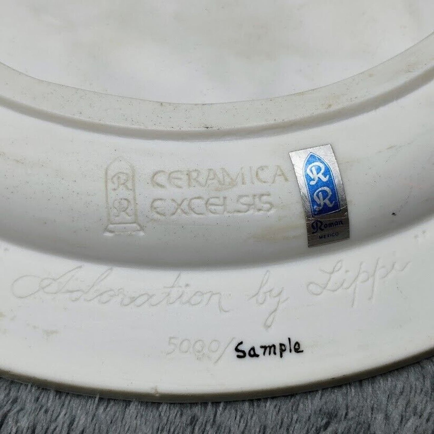 RARE SAMPLE! Ceramica Excelsis The Masterpiece Collection "Adoration" Vntg 1979