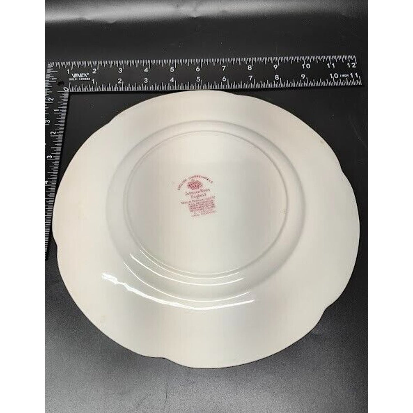 Johnson Brothers English Chippendale Red Pink 10” Dinner Plate