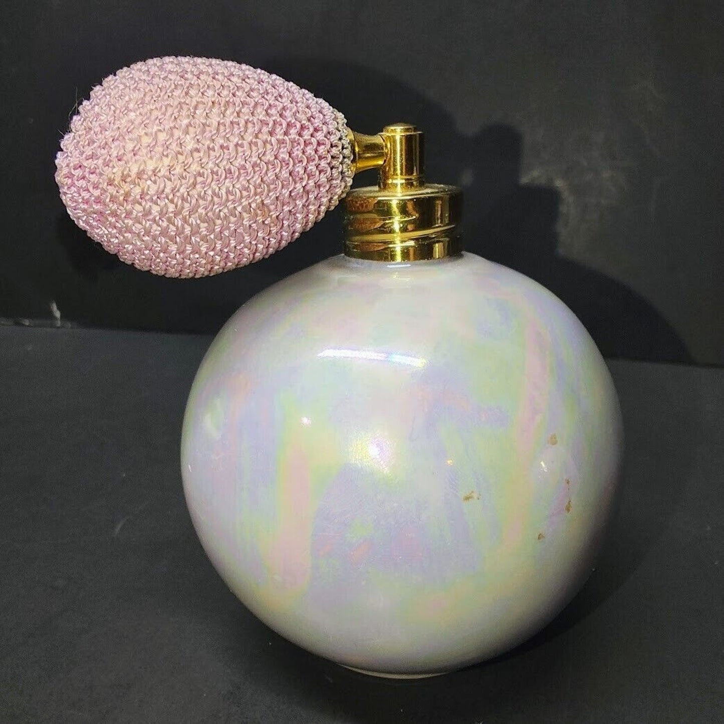 Iridescent Glass Perfume Bottle Atomizers Ceramic Pomander Fragrance Ball potpourri Holder