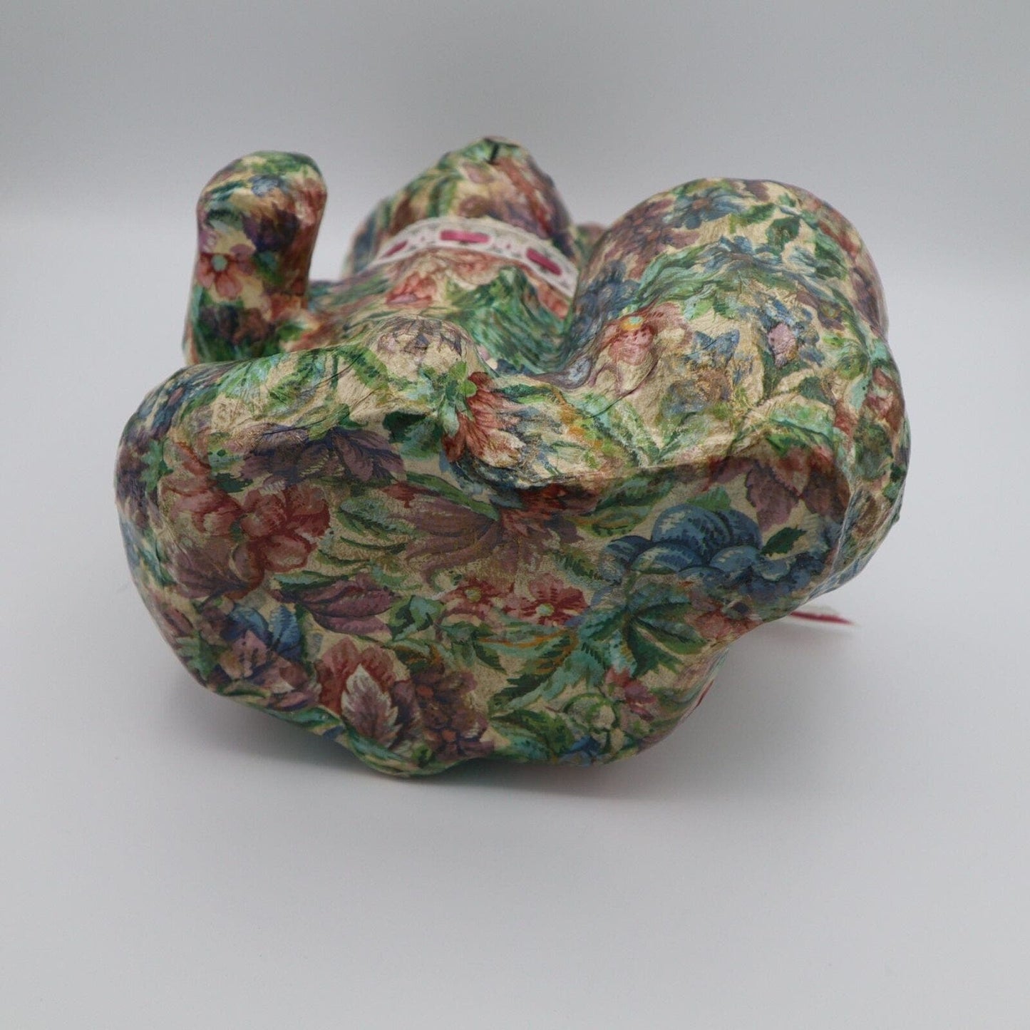 Paper Mache Rabbit With Ribbons, Small Compartment