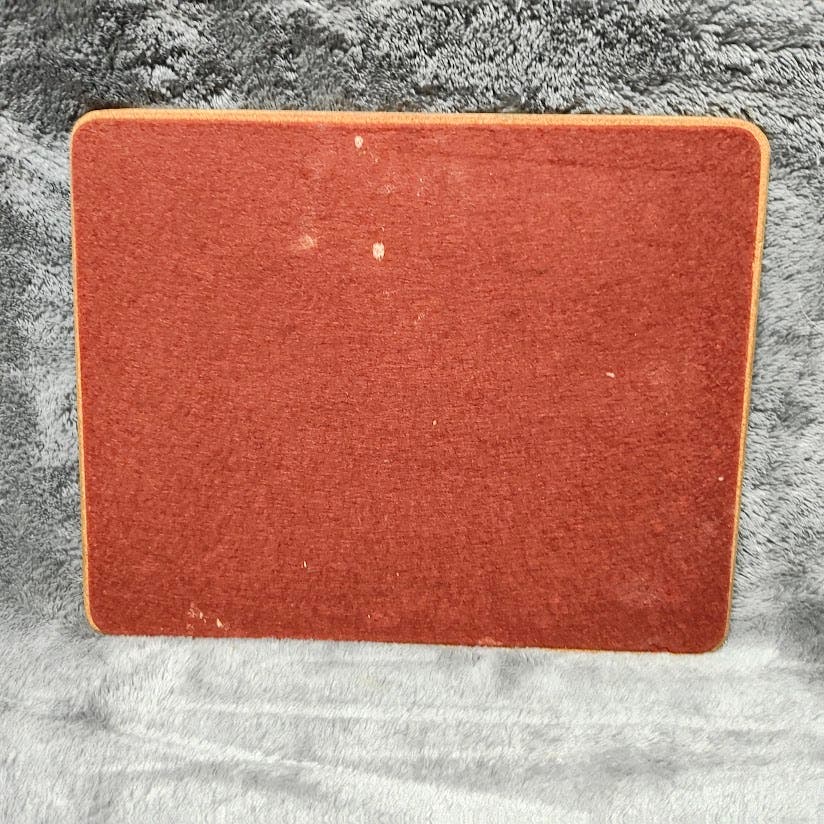 Vintage Hyde Park felt backed trivets/placemats, Set of 3, 9.5" x 7.5"