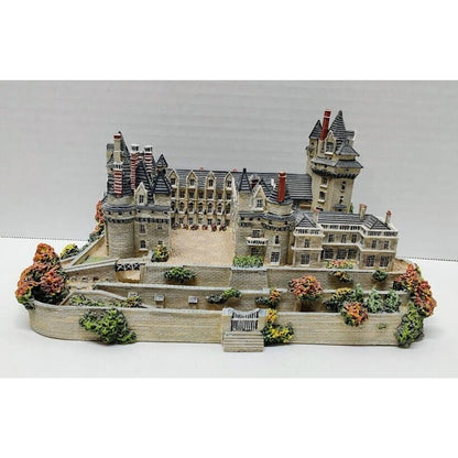 "Usse Castle" Loire Valley France Enchanted Castles Danbury Mint miniature