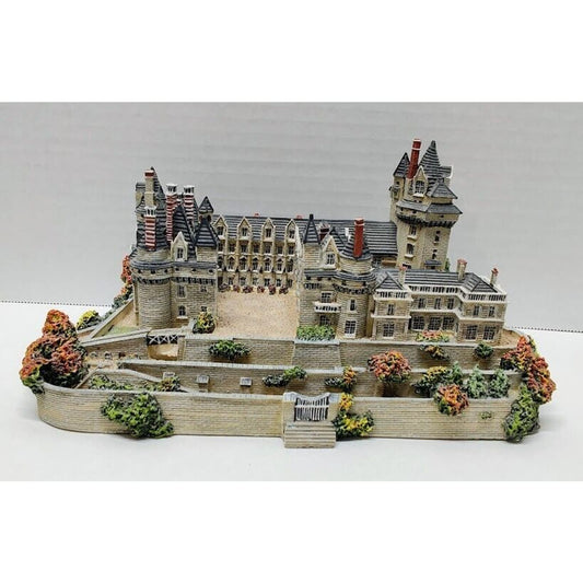 "Usse Castle" Loire Valley France Enchanted Castles Danbury Mint miniature