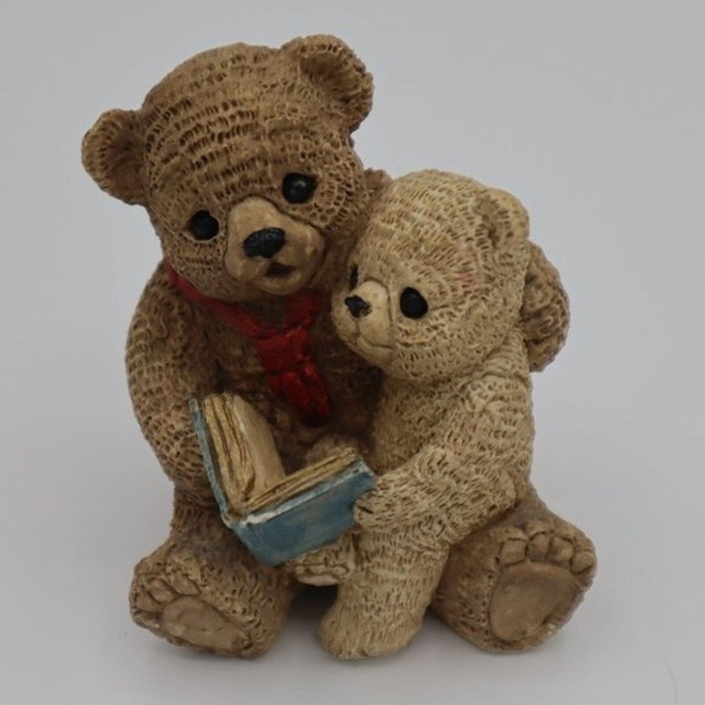 Vintage STONE CRITTERS Story Time Bears SC-344 Ceramic Figurine USA Made