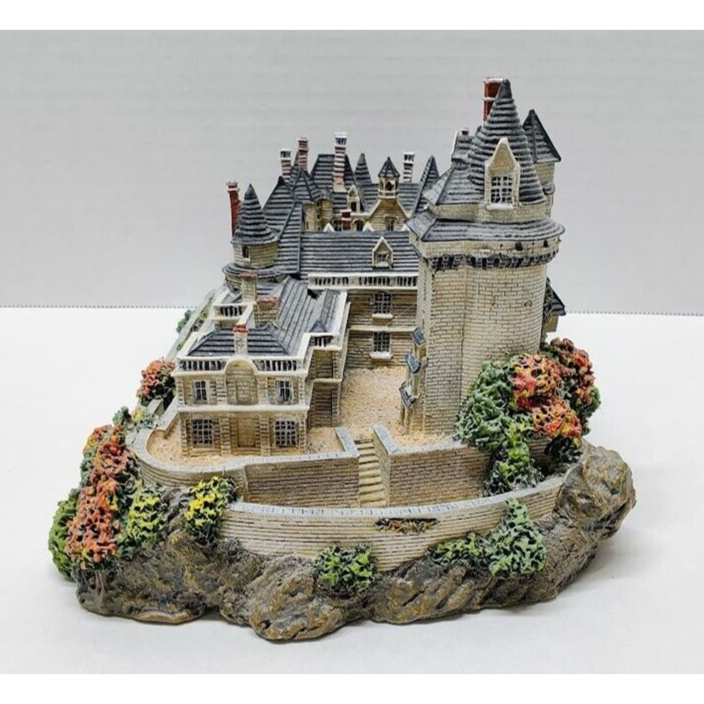 "Usse Castle" Loire Valley France Enchanted Castles Danbury Mint miniature