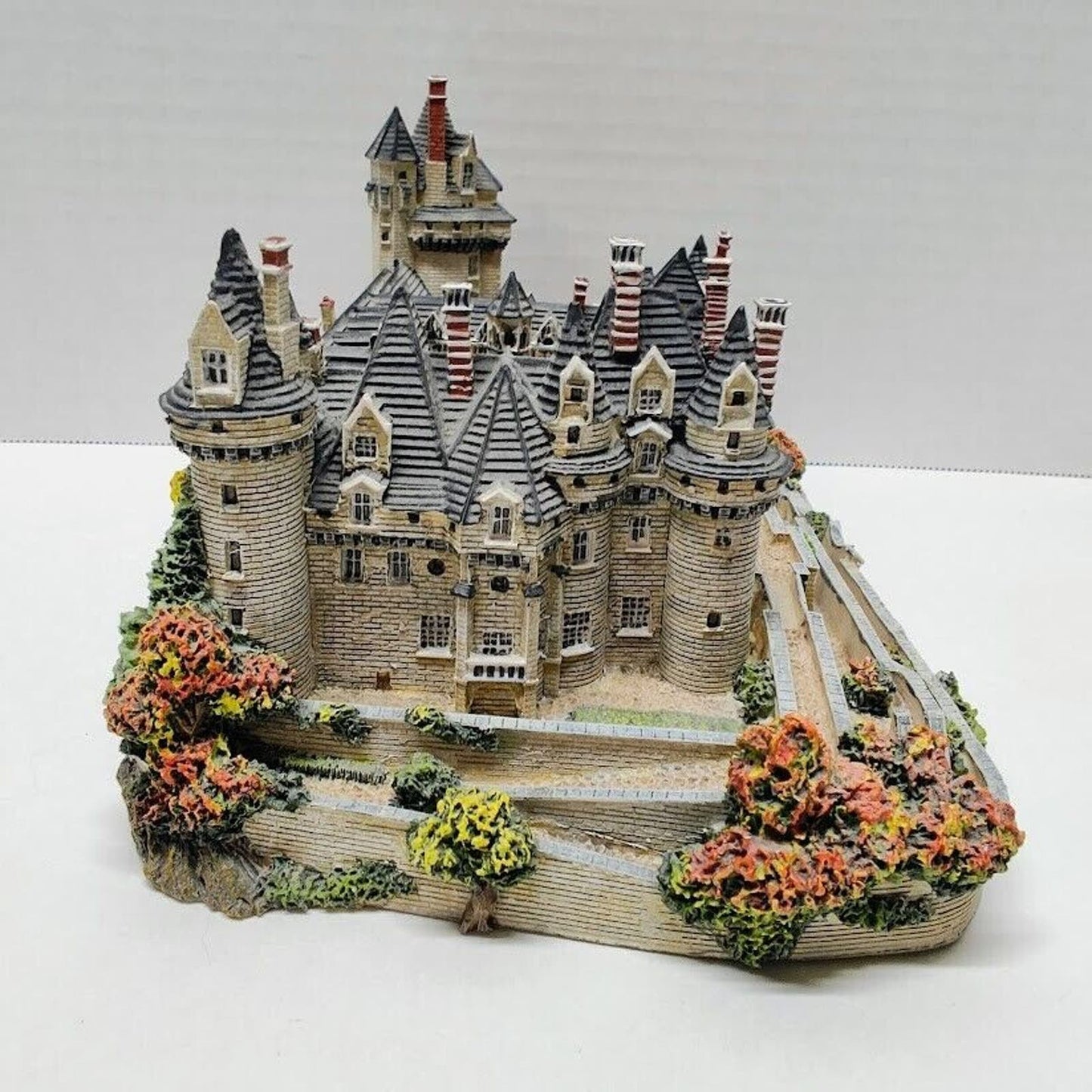 "Usse Castle" Loire Valley France Enchanted Castles Danbury Mint miniature